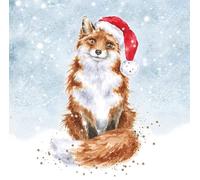 Wrendale Designs par Hannah Dale - "Festive Fox" - Coffret de cartes de Noël - Lot de 8