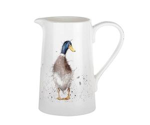 Wrendale Designs Pichet à lait en porcelaine Motif canard