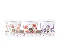 Wrendale Designs - Pots à Herbes et Plateau 'Floral'