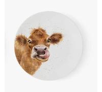 Wrendale Designs Royal Worcester Assiette à thé individuelle 16,5 cm Caneton, mouton, âne et vache (vache)