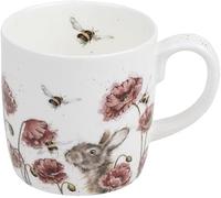 Wrendale Designs Royal Worcester Mug en céramique Inscription Let It Be Hare and Bee 0,3 l