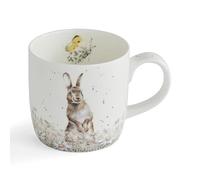 Wrendale Designs Royal Worcester Mug en céramique Motif lièvre Fresh as a Daisy 0,3 l