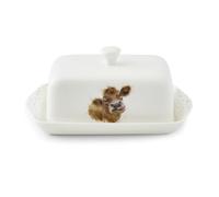 Wrendale Designs Royal Worcester Wrendale Deigns Butter Dush Cow, blanc