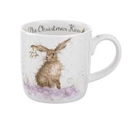 Wrendale Designs Tasse en porcelaine anglaise The Christmas Kiss par Wrendale Designs