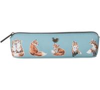 Wrendale Designs Trousse à maquillage Renard, bleu, Small Brush Bag/Pencil Case - Fox, Antique
