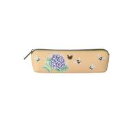 Wrendale Designs Trousse à pinceaux Motif Flight of The Bumblebee, Orange, Small Brush Bag/Pencil Case - Bee
