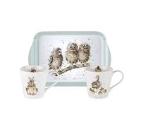 Portmeirion Home & Gifts X0011658739 Wrendale by Royal Worcester s/2 Tasses et Plateau Wrendale Designs (,2 pièces (Lot de 1))