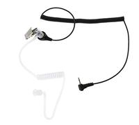 Wresetly 1 Broche 2,5 mm Tube Acoustique Cache Ecouteur Ecouteur pour Radios 2 Voies pour l' pour avec Oreillette en Plastique Souple de Rechange