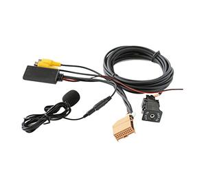 Wresetly 12V MMI 2G Voiture Bluetooth AUX Câble Adaptateur Musique Audio Mic pour A6 A8 2006-2008 J523