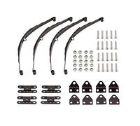 Wresetly 4 pièces 1/10 Rock Crawler Hard Spring Spring Suspension Bar en acier inoxydable pour D90