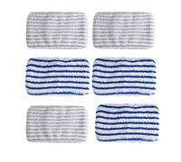 Wresetly 6 PièCes de Remplacement de Tampons en Tissu Microfibre pour Clean & Steam ZR005801 Accessoire de Nettoyage, Lavable et RéUtilisable