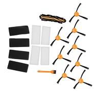 Wresetly 8 brosses + 4 filtres HEPA + 1 brosse principale pour aspirateur robot N79 N79S - Brosses latérales, filtres, brosses principales - Kit d'accessoires de rechange