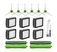 Wresetly Accessoires pour robot aspirateur I3 I4 I6 I7 I8 J7 E5 E6 E7 pour le nettoyage des principaux côtés brosse rouleaux filtre HEPA