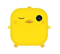 Wresetly Appareil photo numérique LCD 2,4" alimenté par piles avec papier d'impression jaune