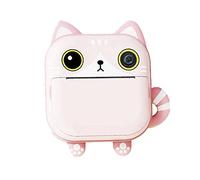 Wresetly Appareil photo numérique LCD 2,4" alimenté par piles avec papier d'impression Rose