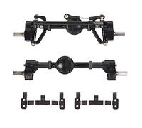Wresetly Axe portail avant et arrière avec support métallique pour MN D90 MN-90 MN98 MN99S MN45 1/12 RC Auto Upgrade Pièces
