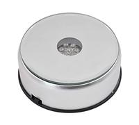 Wresetly Base de plateau tournant pour décoration de verre en cristal, support d'affichage LED coloré avec câble USB