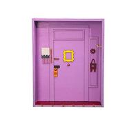 Wresetly Boîte de rangement avec 6 crochets - Violet