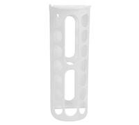 Wresetly Boîte de rangement pliable multi-usages en plastique pour sac à ordures - Blanc