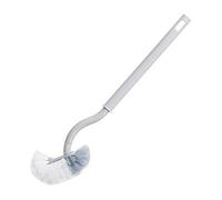 Wresetly Brosse de toilette à poils doux - Brosse de nettoyage murale - Brosse WC - Nettoyage en profondeur - Poignée compacte