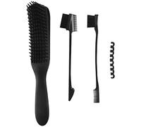 Wresetly Brosse démêlante pour démêleur America 3A 4C - Pour cheveux emmêlés, ondulés et bouclés - Facile à démêler avec Wet/Dry