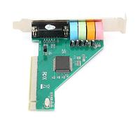 Wresetly Carte son PCI 4.1 canaux pour ordinateur de bureau - Carte son intégrée - Carte son interne stéréo surround CMI8738