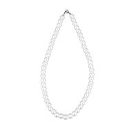 Wresetly Collier de Perles d'imitation Blanc, perimetre de 43cm
