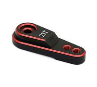 Wresetly Corne de direction en alliage d'aluminium dur 25T M3 pour 1/10 RC Crawler TRX4 pièces en métal, rouge