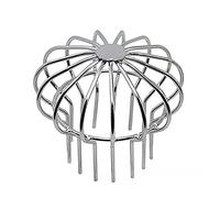 Wresetly Dôme de vidange en acier inoxydable 304 - Verrouillage de sol - Pour gouttières - Filtre de protection pour gouttières - Filtre de protection pour feuilles - Outil de nettoyage - 110