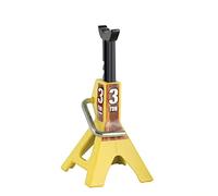 Wresetly Échelle de 3 tonnes Jack Modèle de support d'essieu Jouet Heavy Duty Support Véhicule Cliquet de Sol pour TRX4 D90 CC01 RC Jaune