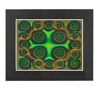 Wresetly Film de Visualisation MagnéTique, Film D'Affichage de Champ MagnéTique Vert de 6 X 4 Pouces, Affichage de MagnéTique, DéTecteur de Champ MagnéTique, RéUtilisable