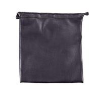 Wresetly Housse de rangement en cuir PU souple pour écouteurs - 1 casque DJ - Noir, Noir