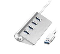 Wresetly Hub USB 3.0 4 ports 5 Gbps haute vitesse adaptateur d'alimentation USB 2.0 Hub USB Hub USB Splitter pour ordinateur portable adaptateur accessoires informatiques