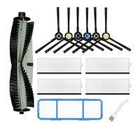 Wresetly Kit d'accessoires de rechange pour robot aspirateur A7 A9S V8 V8S X750 X785 X800 V80 SSR1 Ssra1