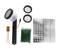 Wresetly Kit de flocage - Applicateur d'herbe statique ABS - Machine avec antidérapant - Pour table de modélisation scénique