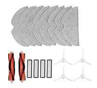 Wresetly Kit de pièces pour aspirateur robot Dream Bot L10 Pro D9 - Filtre à brosse - Accessoire de filtre HEPA