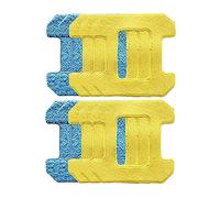 Wresetly Lot de 10 coussins de râpe pour 298 - Pour nettoyage des fenêtres et robots - En microfibre - Nettoyage à sec et humide