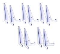 Wresetly Lot de 10 porte-cartes 35PT-360PT - En acrylique - support pour cartes de baseball, football, sports et écran