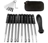 Wresetly Lot de 10 tournevis de réglage de carburateur pour moteur désherbeur