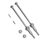 Wresetly Lot de 2 arbres de transmission avant en métal pour HBX 901 901A 903 903A 905 905A 1/12 RC Mise à niveau de voiture Pièces de rechange Accessoires