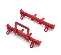 Wresetly Lot de 2 barres de pare-chocs avant et arrière en métal pour HB Toys ZP1001 ZP1002 ZP1003 ZP1004 ZP 1001 1/10 RC Crawler - 1