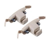 Wresetly Lot de 2 supports de fixation pour pare-soleil beige 51168243575 pour E46 3 Series 325 M3