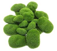 Wresetly Lot de 25 boules décoratives en mousse vertes - 2 tailles - Pour arrangements floraux, fées, invités et loisirs créatifs