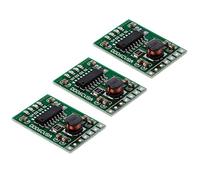 Wresetly Lot de 3 piles 2,1 - 5 V - Chargement/décharge (Boost) - Protection de la batterie - Indicateur 3,7 V Lithium DD06CVSA