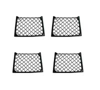 Wresetly Lot de 4 grands filets élastiques de rangement pour magazines pour voiture/caravane/camping-car/bateau Accessoires de camping Accessoires de caravane