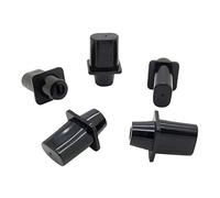 Wresetly Lot de 5 capuchons de télécommande pour tête de chapeau - Noir - Pour guitare télécommandée
