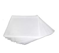 Wresetly Lot de 50 étuis de protection en OPP pour disques et lecteurs vinyles