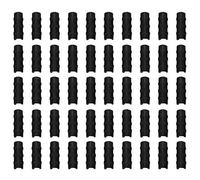 Wresetly Lot de 50 pièces avec cadre en film plastique noir et clip pour film, kit de connexion pour pince, outil de jardin, 20 mm