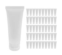 Wresetly Lot de 50 tubes vides en plastique transparent givré de 50 ml