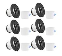 Wresetly Lot de 6 filtres HEPA de rechange pour aspirateur à batterie K17 avec 6 tamis, pas pour K17 Pro